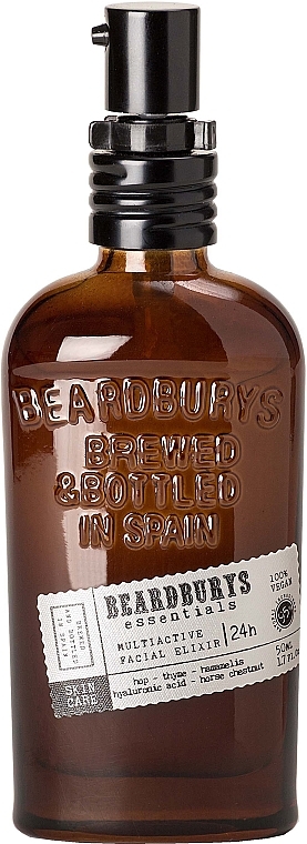 Face Elixir - Beardburys Essentials Multiactive Facial Elixir 24h — photo N1