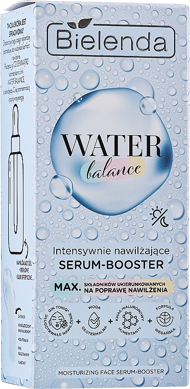 Intensive Moisturizing Serum Booster - Bielenda Water Balance Face Serum Booster — photo N2