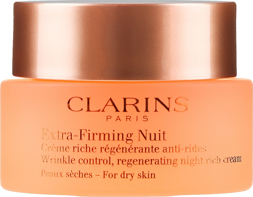 Night Cream - Clarins Extra-Firming Night Rich Cream For Dry Skin (refill) — photo N1