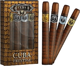 Fragrances, Perfumes, Cosmetics Cuba Cuba Prestige - Set (edt/4x35ml)