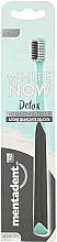 Fragrances, Perfumes, Cosmetics Charcoal Toothbrush, soft - Mentadent White Now Detox Toothbrush