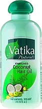 Enriched Coconut Hair Oil - Dabur Vatika Enriched Coconut Hair Oil — photo N3