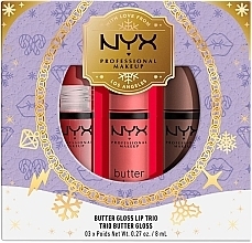 Fragrances, Perfumes, Cosmetics NYX Professional Makeup X-mas Butter Gloss Trio - Lip Gloss Set