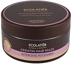 Fragrances, Perfumes, Cosmetics Keratin Hair Mask "Brazilian Cupuacu" - Ecolatier Brazilian Cupuacu Mask