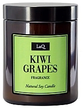 Fragrances, Perfumes, Cosmetics Natural Soya Candle 'Kiwi and Mango' - LaQ Sensual Candle