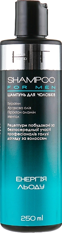 Men Shampoo 'Ice Energy' - Hair Trend Shampoo For Men — photo N1