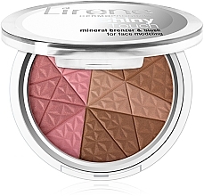 Fragrances, Perfumes, Cosmetics Face Bronzer - Lirene Shiny Touch Mineral Bronzer & Blush