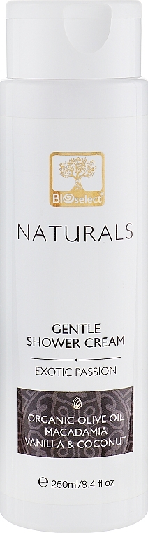 Gentle Shower Cream Gel 'Exotic Passion' - BIOselect Naturals Shower Cream Gel — photo N1