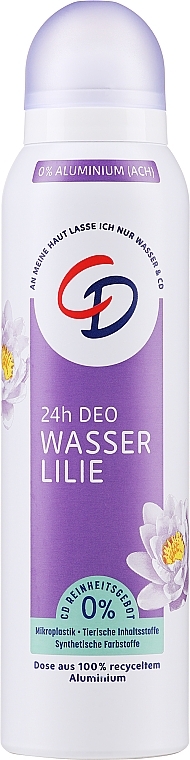 Deodorant Antiperspirant "Water Lily" - CD Deo — photo N1