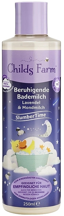 Bath Foam - Childs Farm Slumber Time Lavender & Moon Milk Bath Soak	 — photo N1