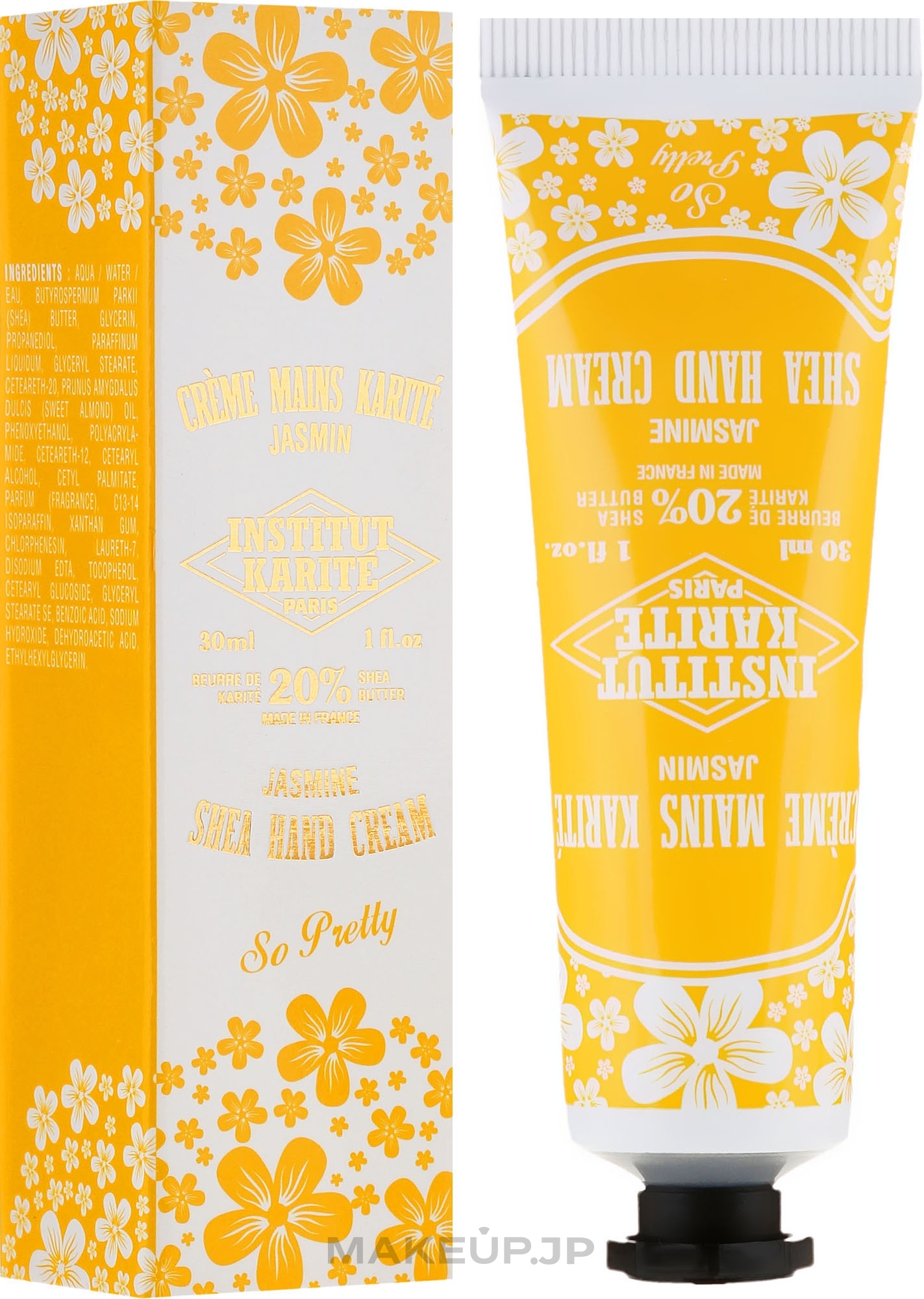 Hand Cream - Institut Karite So Pretty Hand Cream Jasmine — photo 75 ml