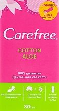 Fragrances, Perfumes, Cosmetics Daily Liners with Aloe Extract, 30 pcs - Carefree Cotton Aloe