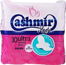 Fragrances, Perfumes, Cosmetics Sanitary Pads, 10 pcs - Cashmir Lady Ultra Normal Plus