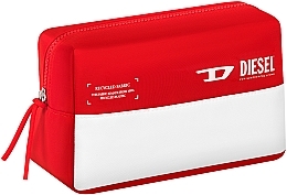 GIFT! Makeup Bag, red-white - Diesel For Successful Living Pouch — photo N1