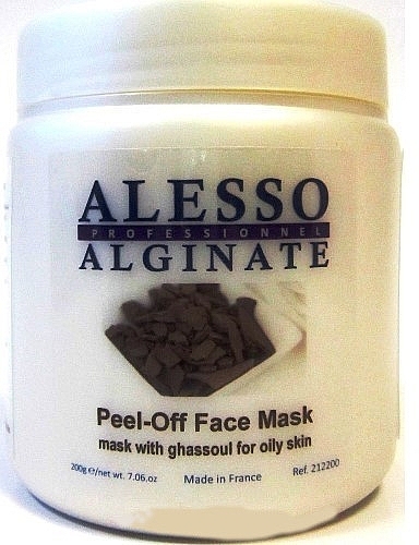 Alginate Face Mask with Ghassoul Clay - Alesso Professionnel Alginate Peel-Off Face Mask With Ghassoul For Oily Skin — photo N3