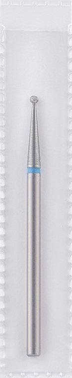 Diamond Nail File Drill Bit, ball, 1,4 mm, blue - Head The Beauty Tools — photo N1