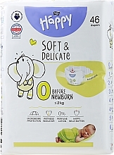 Fragrances, Perfumes, Cosmetics Baby Diapers 0-2 kg, size 0, 46 pcs - Bella Baby Happy