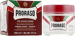 Fragrances, Perfumes, Cosmetics Pre-Shave Cream - Proraso Red Pre Shaving Cream