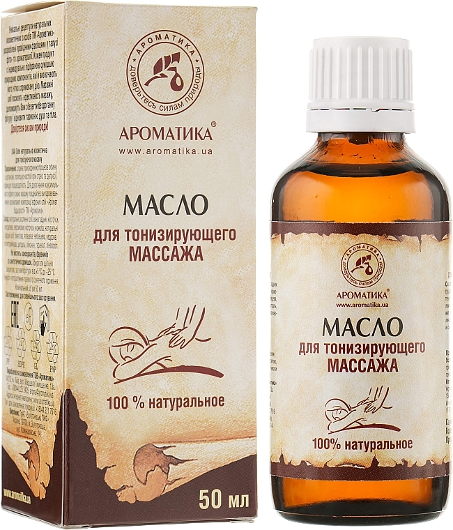 Toning Massage Oil - Aromatika — photo N2