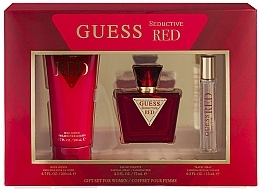 Fragrances, Perfumes, Cosmetics Guess Seductive Red - Set (edt/75 ml + edt/mini/15 ml + b/lot/200 ml)