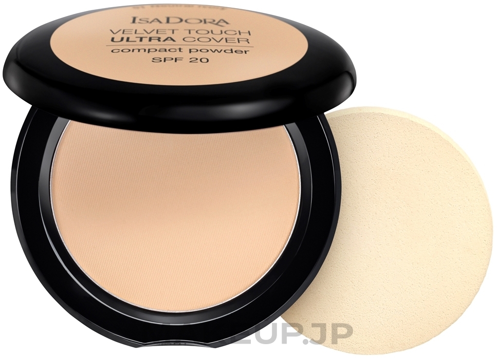 Face Powder - IsaDora Velvet Touch Ultra Cover Compact Powder SPF 20 — photo 61 - Neutral Ivory