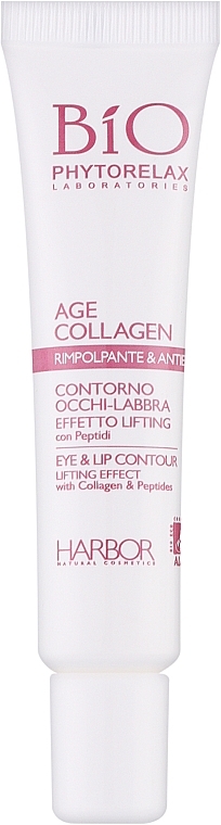 Lifting Eye and Lip Cream Contour - Phytorelax Laboratories Bio Age Collagen Lifting Effect Eye Lips Contour — photo N1