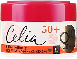 Fragrances, Perfumes, Cosmetics Anti-Wrinkle Cream - Celia Q10 Vitamin 50+