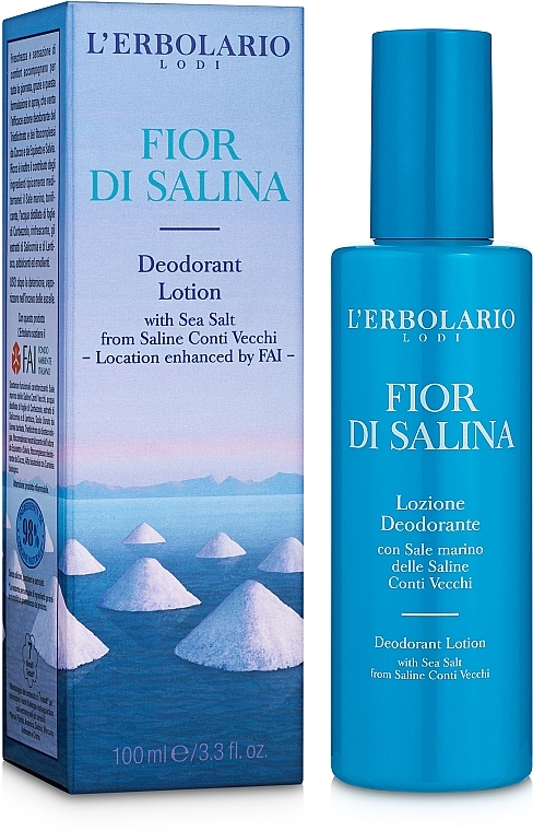 Deodorant Lotion "Salty Breeze" - L'Erbolario Fior Di Salina Deodorant Lotion — photo N1