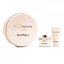 Fragrances, Perfumes, Cosmetics Salvatore Ferragamo Signorina - Set (edp/30ml + b/lot/50ml)