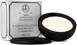 Fragrances, Perfumes, Cosmetics Shaving Soap in Wooden Bowl - Taylor Of Old Bond Street Platinum Collection Shaving Soap