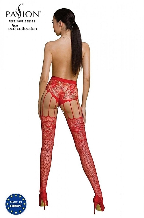 Erotic Tights-Bodystocking, ECO, S004, pink - Passion — photo N2