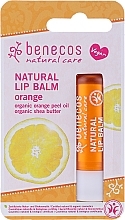 Lip Balm "Orange" - Benecos Natural Care Lip Balm Orange — photo N6