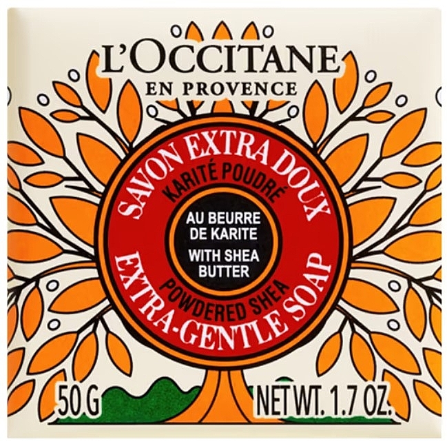 Shea Butter & Olive Oil Soap - L'Occitane Powdered Shea Extra-gentle Soap — photo N1