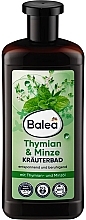 Fragrances, Perfumes, Cosmetics Herbal Bath Foam with Thyme & Mint - Balea Thymian & Minze