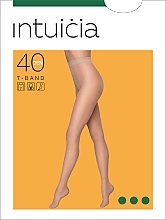 Fragrances, Perfumes, Cosmetics Tights "T-BAND" 40 Den, black - Intuicia