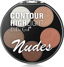 Fragrances, Perfumes, Cosmetics Contour Palette - DoDo Girl Nudes Countour Highlight