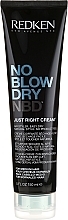 Fragrances, Perfumes, Cosmetics Styling Cream for Normal Hair - Redken No Blow Dry Just Right Cream