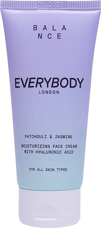 Patchouli & Jasmine Moisturising Face Cream - EveryBody Balance Moisturizing Face Cream Patchouli & Jasmin — photo N1