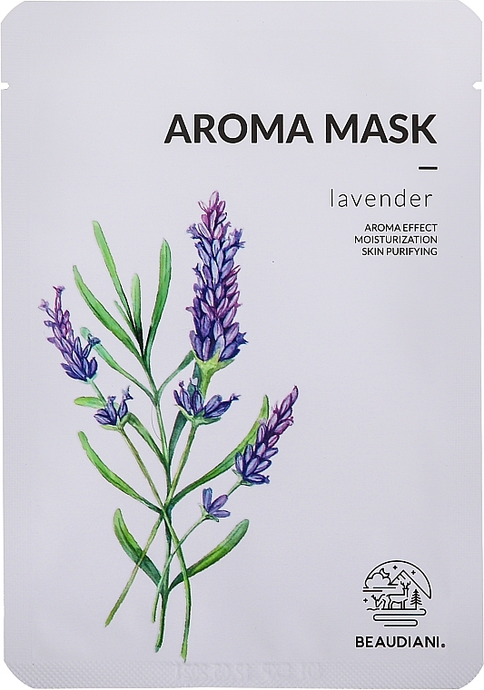 Lavender Face Mask - Beaudiani Aroma Mask Lavender — photo N1