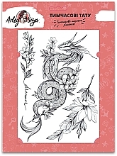 Fragrances, Perfumes, Cosmetics Temporary Tattoo "Myths of Flower People" - Arley Sign