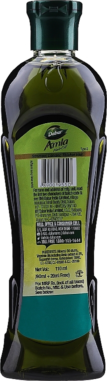 Moisturizing & Nourishing Amla Hair Oil - Dabur Amla Hair Oil — photo N2