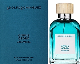 Fragrances, Perfumes, Cosmetics Adolfo Dominguez Agua Fresca Citrus Cedro - Eau de Toilette