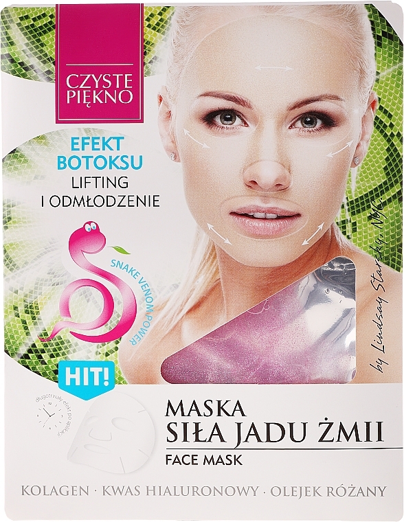 Face Mask with Snake Venom - Czyste Piekno Face Mask — photo N1