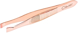 Fragrances, Perfumes, Cosmetics Tweezers, rose gold - Clavier Pro Precision Tweezers Rose Gold