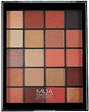 Fragrances, Perfumes, Cosmetics Eyeshadow Palette - MUA 20 Shade Eyeshadow Palette