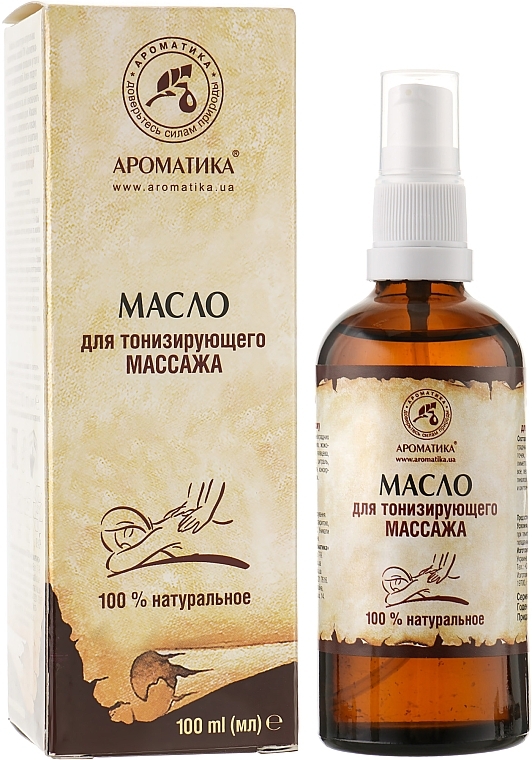 Toning Massage Oil - Aromatika — photo N5