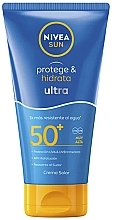Fragrances, Perfumes, Cosmetics Sunscreen Face Lotion - Nivea Sun Protect & Moisturize Ultra Spf50