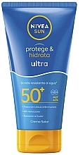 Sunscreen Face Lotion - Nivea Sun Protect & Moisturize Ultra Spf50 — photo N1