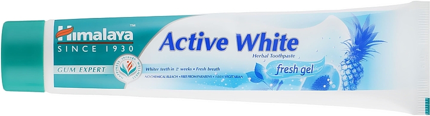Toothpaste - Himalaya Herbals Active White Fresh Gel  — photo N2