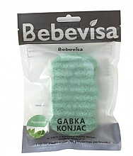 Fragrances, Perfumes, Cosmetics Face & Body Sponge "Peppermint" - Bebevisa Konjac Sponge